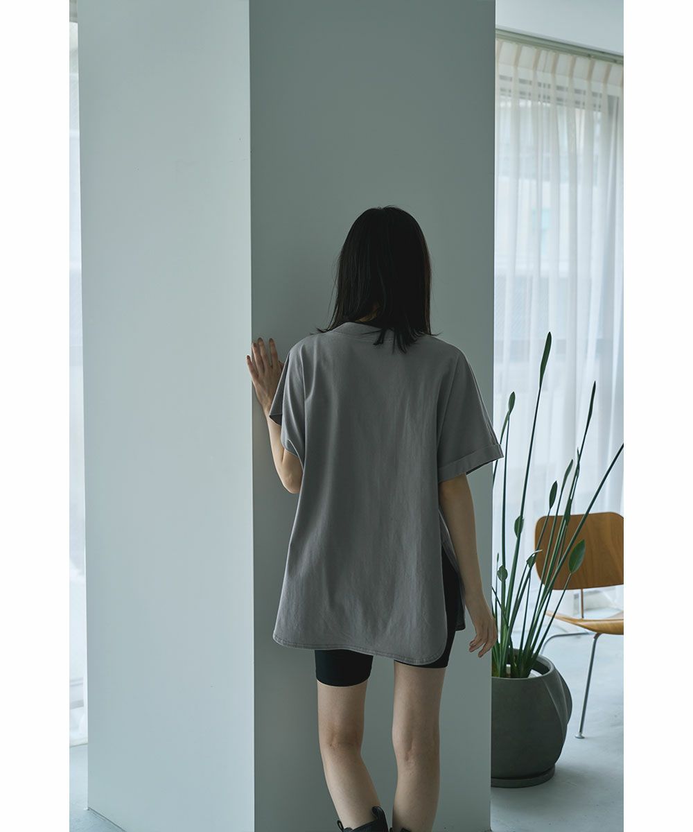 【SALE】ASYMMETRY SLEEVE TEE