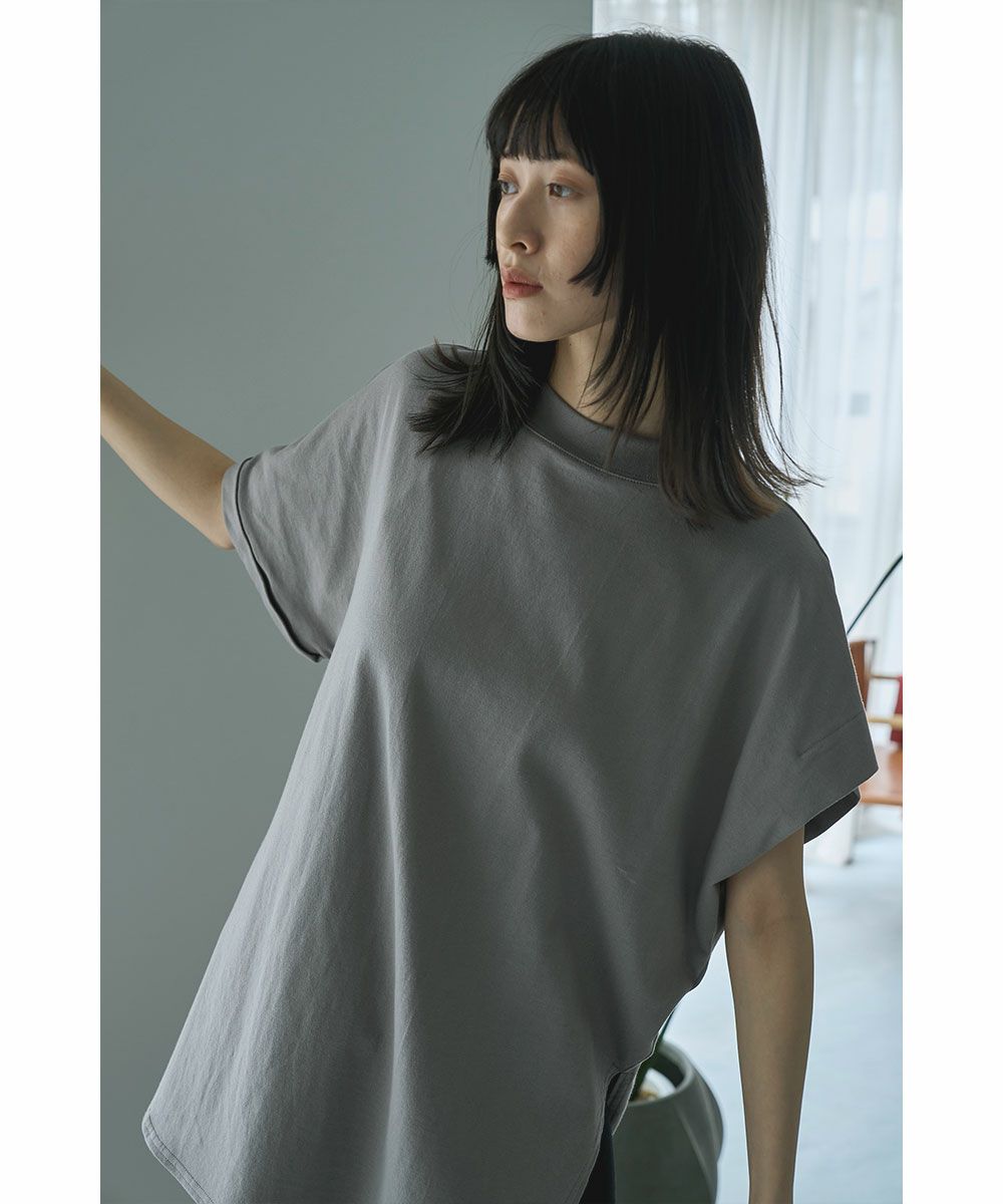 【SALE】ASYMMETRY SLEEVE TEE