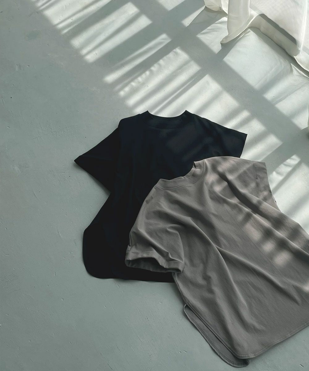 【SALE】ASYMMETRY SLEEVE TEE