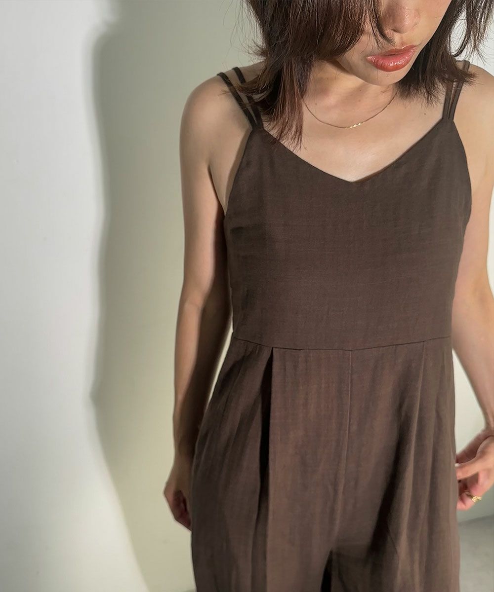 【SALE】HERRINGBONE SALOPETTE