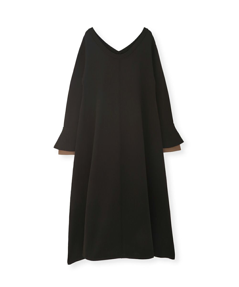 【SALE】BELLSLEEVE KNIT ONEPIECE
