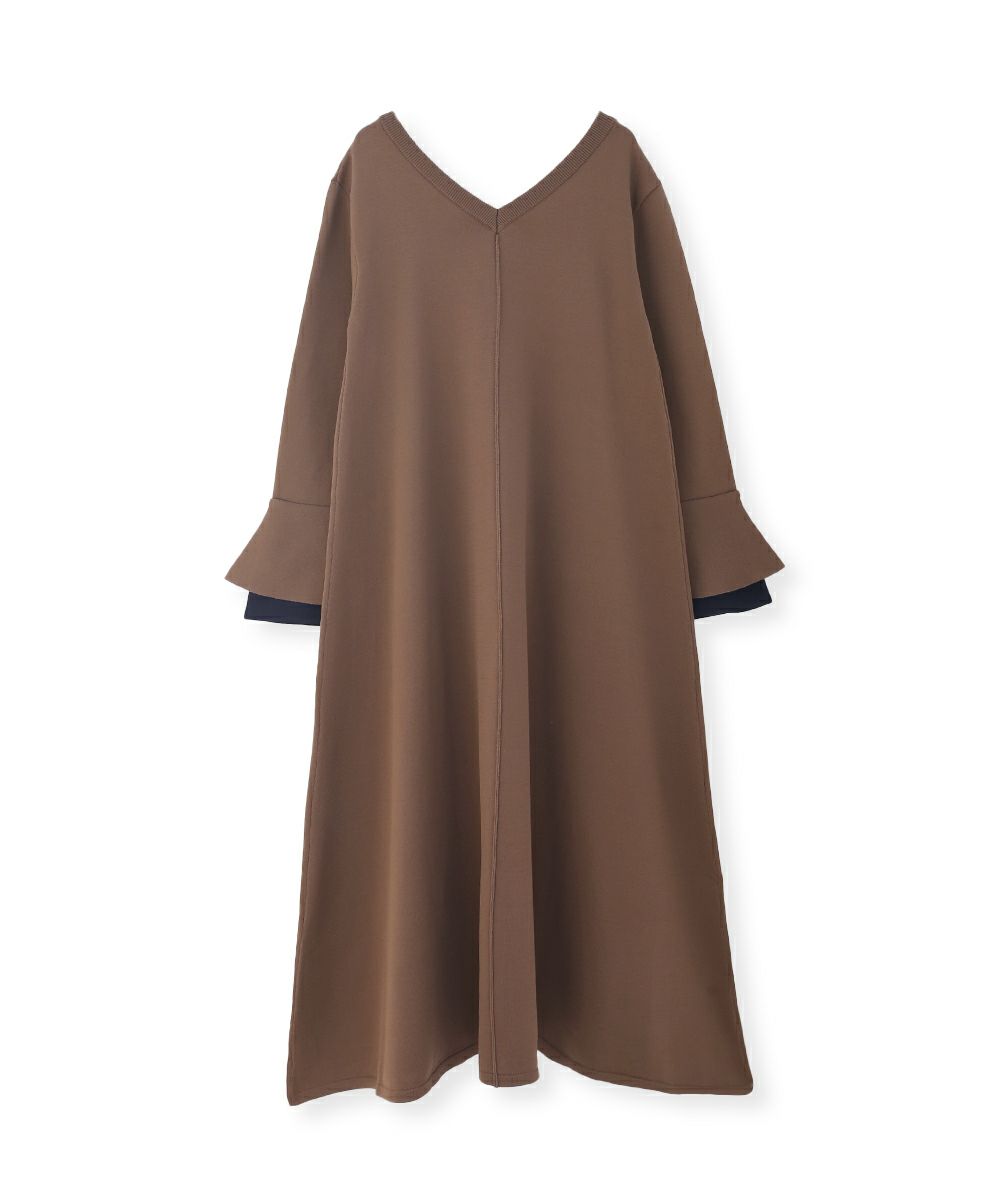 【SALE】BELLSLEEVE KNIT ONEPIECE
