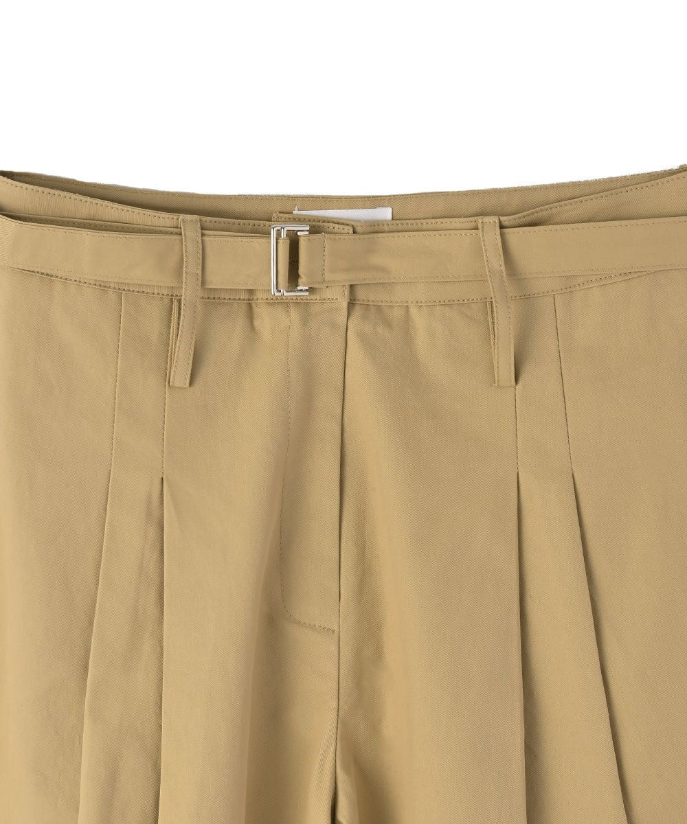 【SALE】BELT TUCK PANTS
