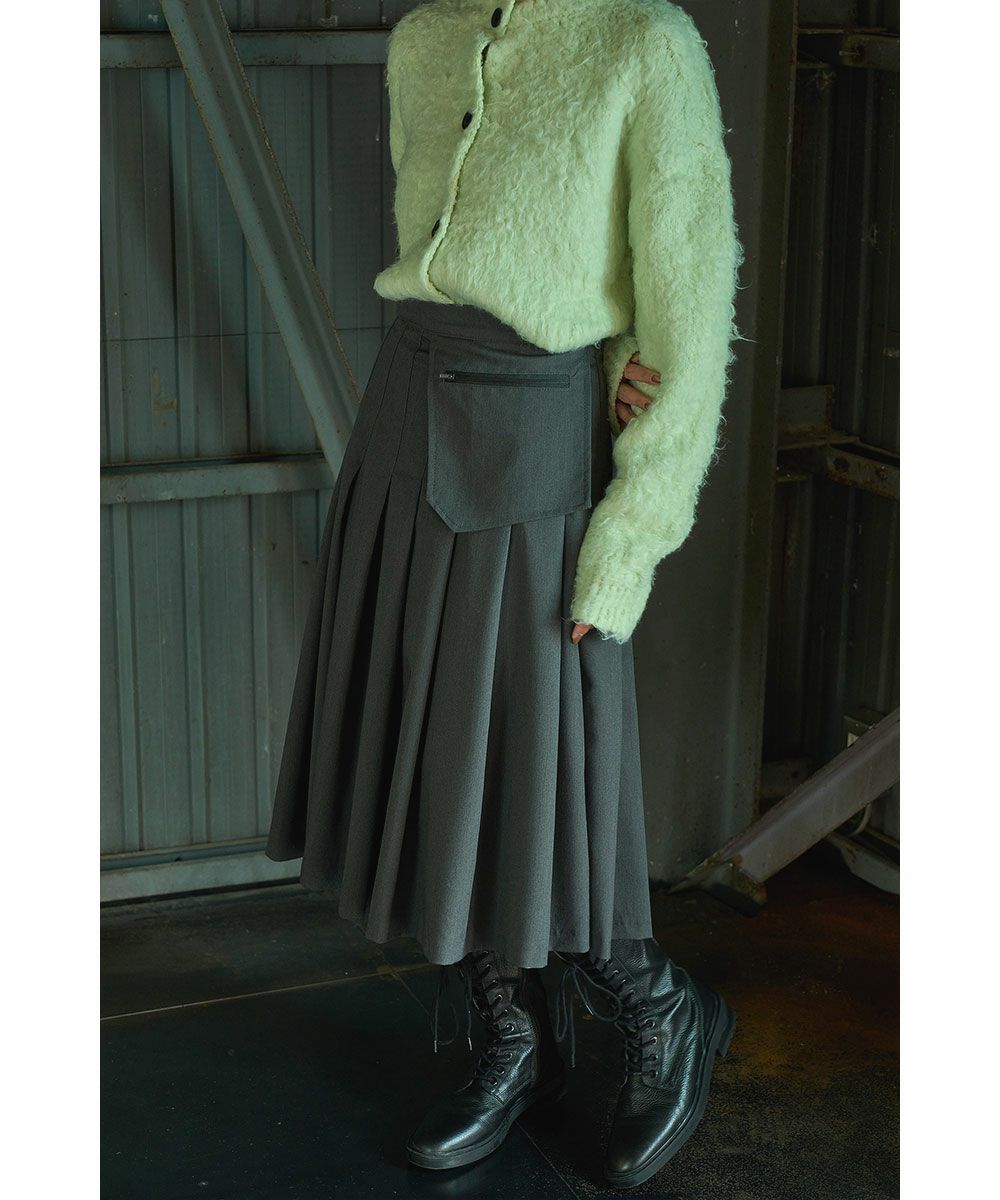 【SALE】POCKET PLEATS SKIRT