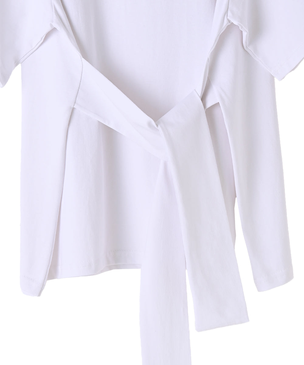 WAIST TIE OVER TEE