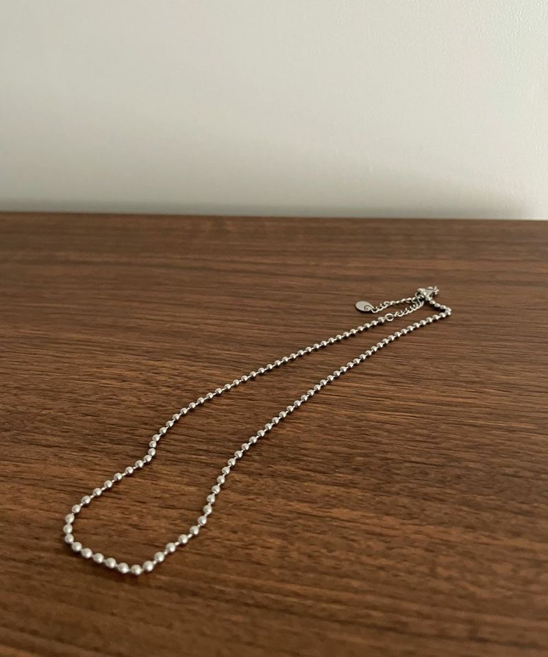 [NICKEL FREE]BALL CHAIN NECKLACE