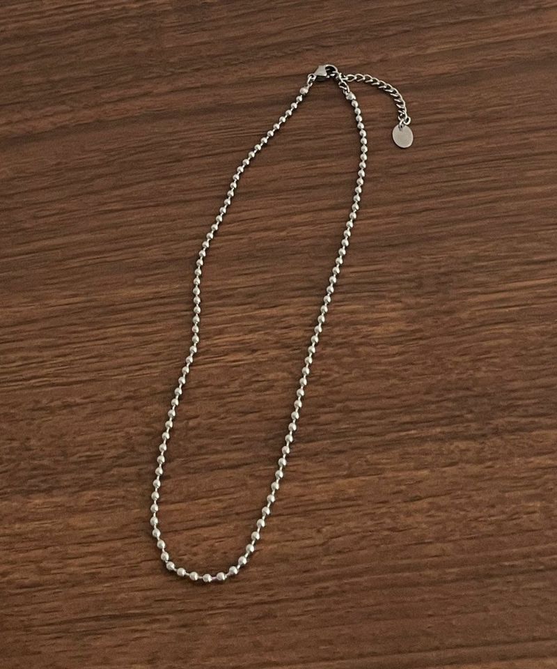 [NICKEL FREE]BALL CHAIN NECKLACE