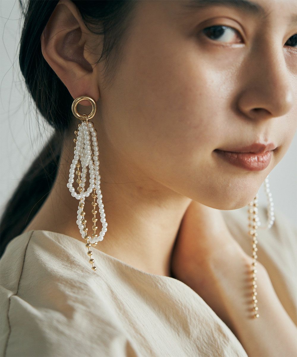 PEARL×BALLCHAIN PIERCE