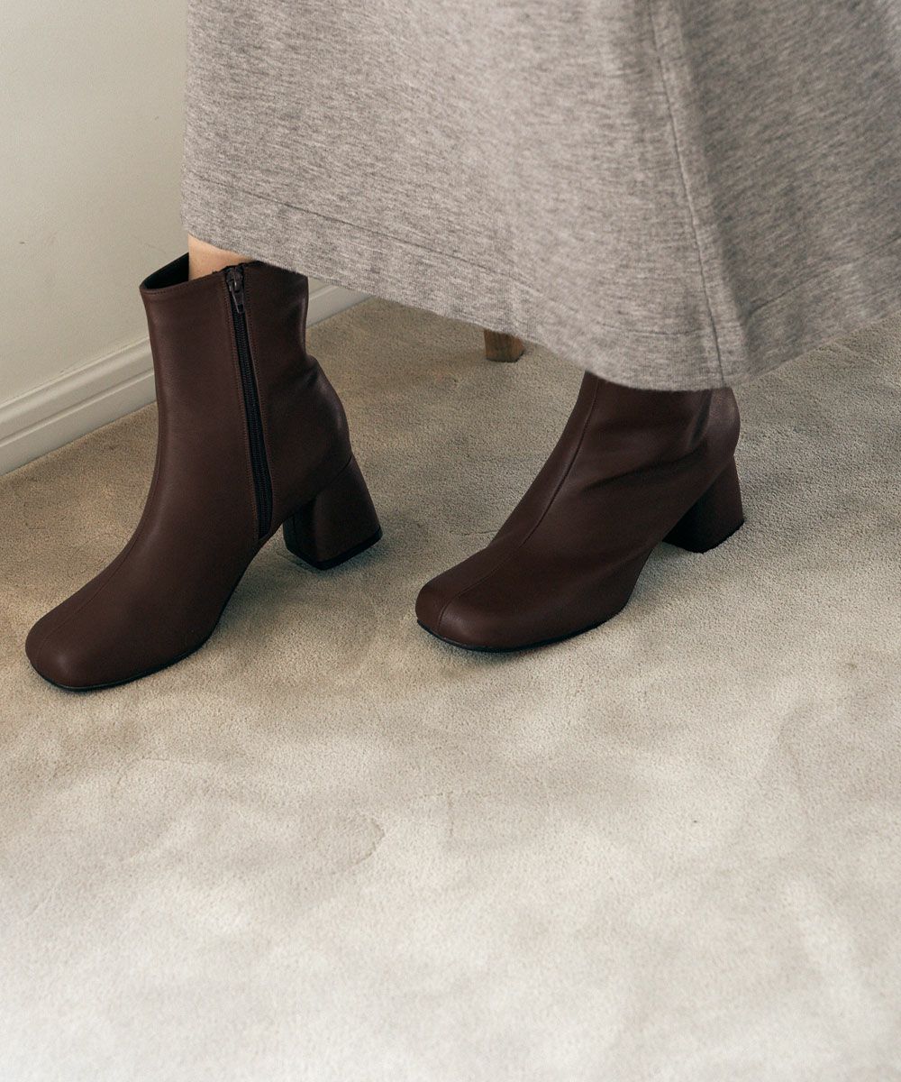 【SALE】SQUARE TOE MIDDLE BOOTS[本店限定]