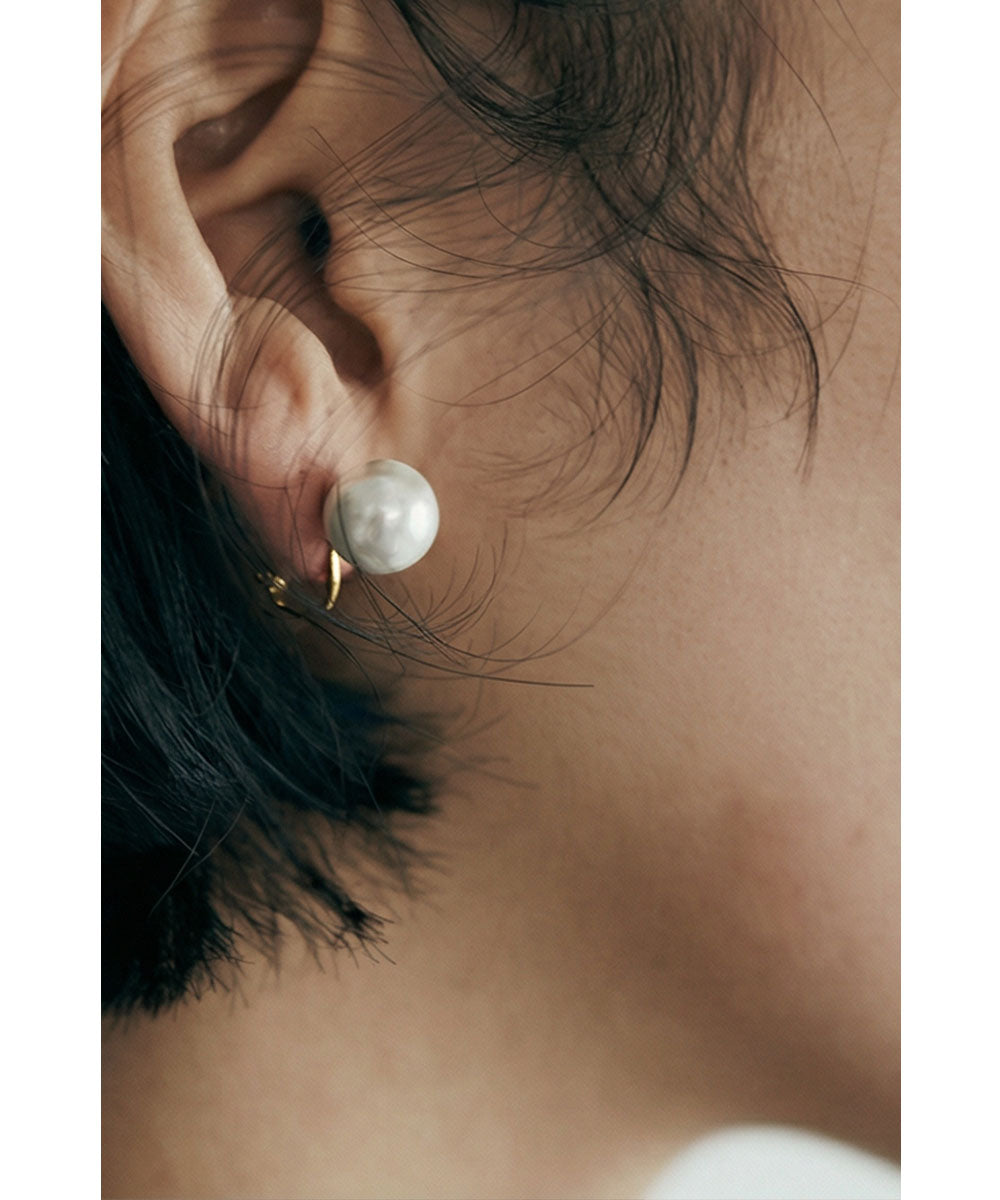 [SURGICAL]PEARL EARRING