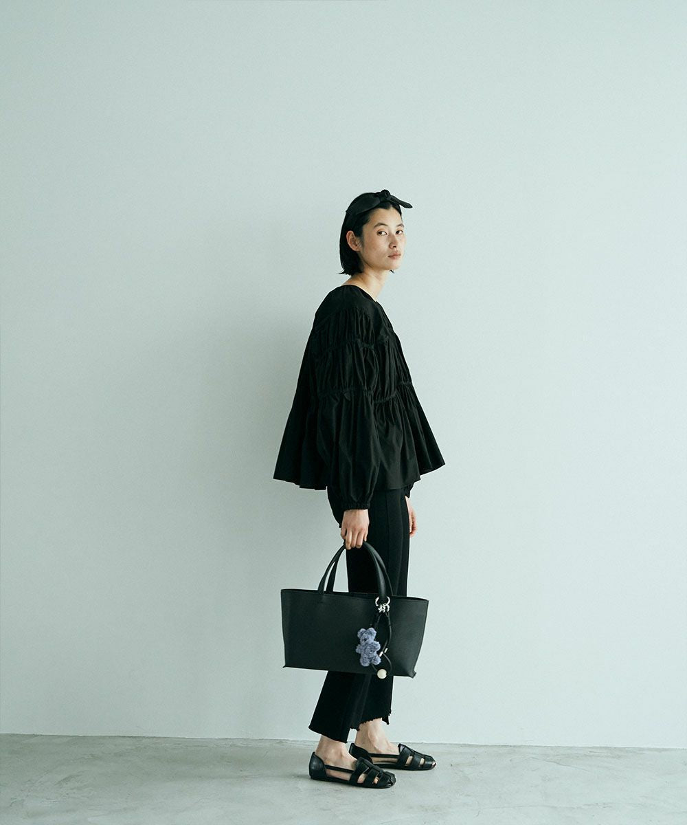 MONOTONE GATHER BLOUSE