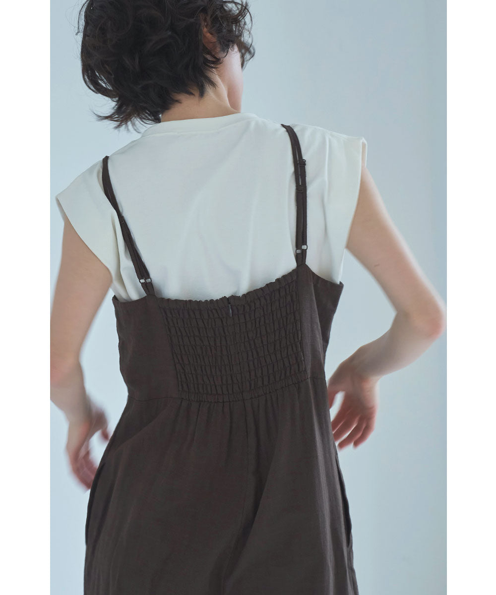 【SALE】HERRINGBONE SALOPETTE