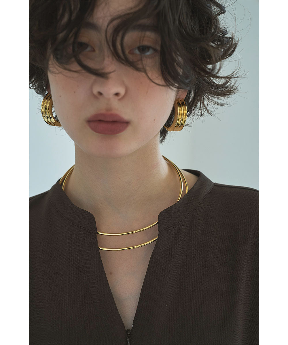[STAINLESS]DOUBLE NECKCUFF