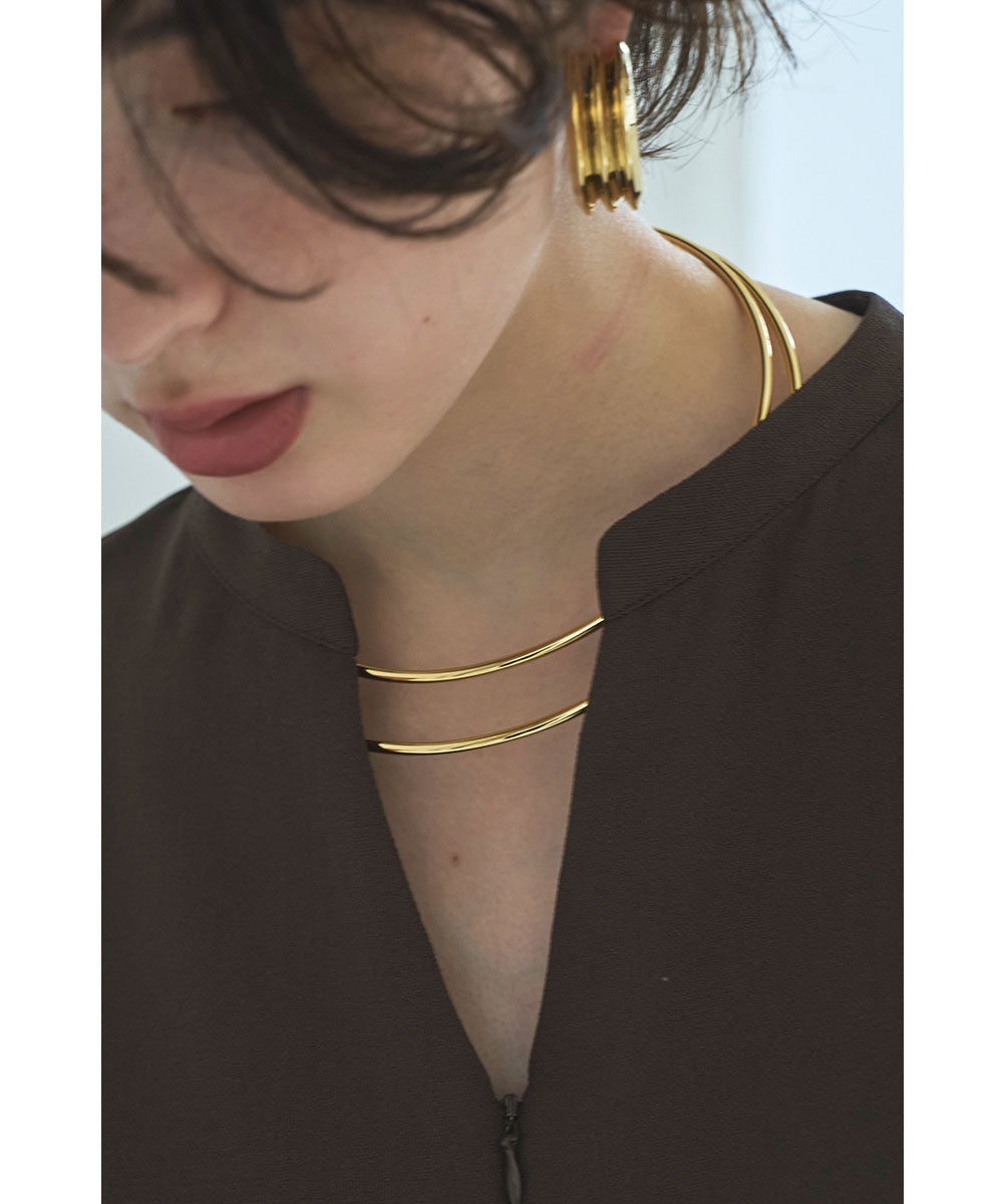 [STAINLESS]DOUBLE NECKCUFF
