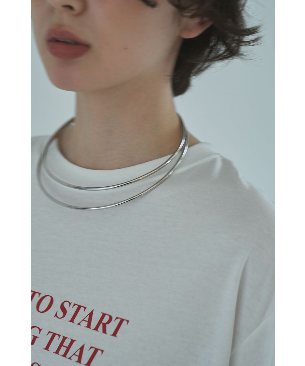[STAINLESS]DOUBLE NECKCUFF