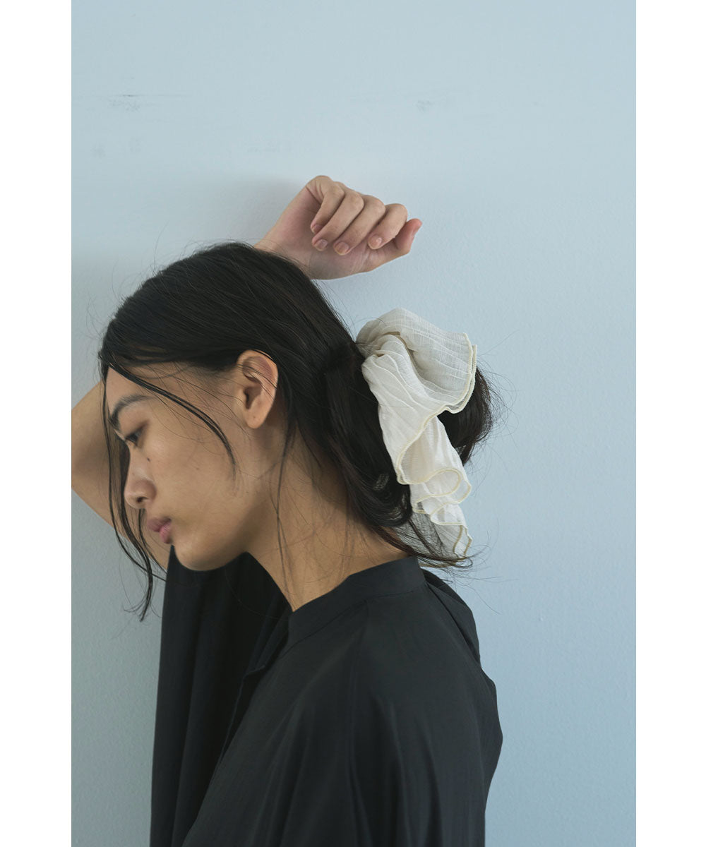 SHEER PLEATS CHOUCHOU