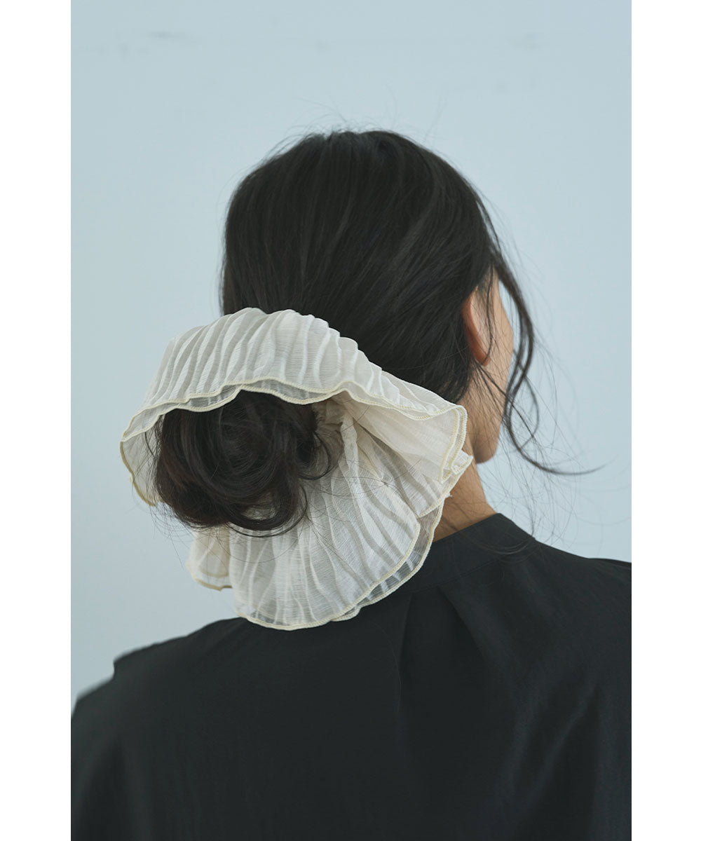 SHEER PLEATS CHOUCHOU