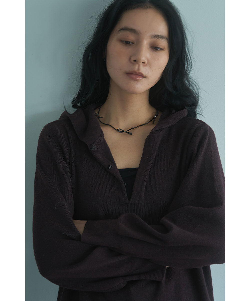 BEADS RIBBON NECKLACE